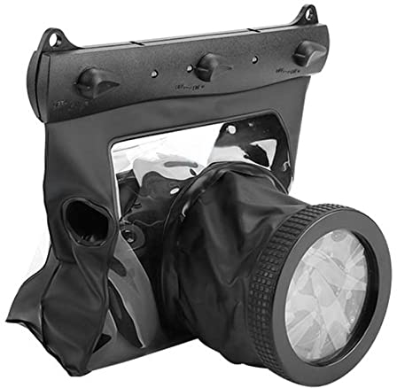 Tteoobl Custodia Subacquea Subacquea Impermeabile 20M Custodia Subacquea Fotocamera per Fotocamere Nikon DSLR Custodia Subacquea Fotocamera con Custodia Subacquea Impermeabile, (nero)