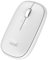Souris sans Fil Cool Slim silencieuse 2 en 1 (Bluetooth + Adap. USB) Blanche