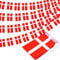 Dänemark String Flag Wimpel Banner, Kleine Mini Dänische Däne Flaggen Wimpelkette Banner, Nationale Landdekoration für Schule, Party, Sportveranstaltungen, patriotisches Festival, 90 cm, 30 Flaggen