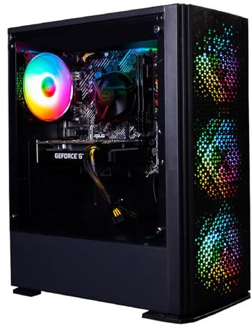 Veno Scorp Gaming PC AMD Ryzen 5 5600G RX VEGA 7 Graphics - 16GB 3200MHz RAM - 512GB NVMe SSD - 550W 80+ PSU - Windows 11 - WiFi - TITAN 4