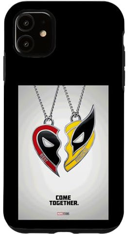 iPhone 11 Marvel Studios Deadpool & Wolverine Friends Heart Poster Case