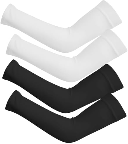 NIEITRK Arm Sleeve Gaming,Armstulpen Damen Herren,Arm Kühler Anti-UV,Volleyball Armschoner,Ärmel,Armlinge,Armstulpen Schwarz,Arm Sleeve Basketball,Volleyball Zubehör,Armschutz,Arm Kompression Damen