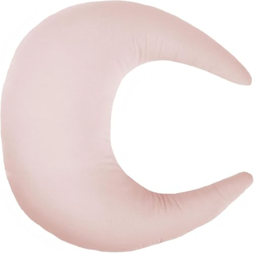 snuggle me® Stillkissen klein - Stillmond mit Stillkissenbezug aus 100% Bio-Baumwolle, Stillhörnchen mit Fiberfill-Faserkern, Maschinenwaschbar & Atmungsaktiv (Petal)