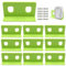 10 Pack Battery Holder Compatible with Ryobi ONE+ 18V Batteries Brackets Wall Storage Mount ONE+ P102 P103 P104 P105 P107 P108 P109 Battery Mount Holder 2 Slot Bulk Battery Garage Tool, Battery Rack