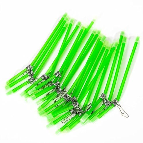 Fishing Anti Tangle Boom Set, 20 Anti Boom Mit Wirbel Angeln Zubehörröhrchen Anti Tangle Boom mit Wirbel Anti Tangle Boom Mit Wirbel Fishing Anti-Tangle Boom Sleeves Set Durchlauf Röhrchen Zubehör (B)