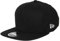 New Era Blank Schwarz Verstellbare 9Fifty of Snapback Cap - One-Size