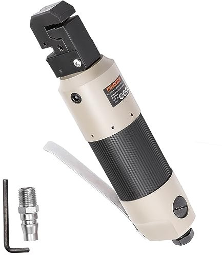 GEARCELL Air Punch Flange Tool, 2 in 1 Air Hole Punch and Flange Tool Sheet Metal Flanging 5mm Hole Edge Setter Hole Punch Crimping Tool Kit for Car Repair Home