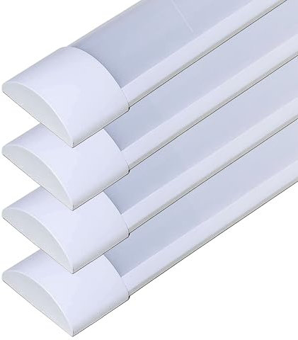 ZONE LED SET - LED Lichtleiste, 150cm, 50W, 6000 Lumen, Kaltweiß 6500K, IP20, 120 lm/W, Kellerleuchte, kein Flackern, Innenmontage (4-er Pack)