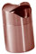 MAGICLULU Mini Papelera Inoxidable Con Tapa Para Escritorio Papelera De Basura Para Oficina Cocina y Baño Color Rosa Dorado Diseño Elegante y Funcional