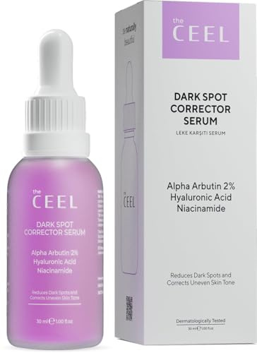 The Ceel Hyaluronsäure Pigmentflecken Serum mit Alpha Arbutin und Niacinamid - Anti Pigmentflecken Gesicht Dark Spot Corrector Tonausgleich 30 ml