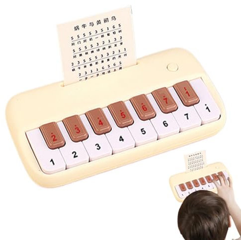 Portable Pocket Piano, 15 Keys Musical Instrument for Kids, Educational Music Toy for Beginners, Fun Travel Piano for 3-6 Year Old Boys and Girls, Interactive Music Play for and Children