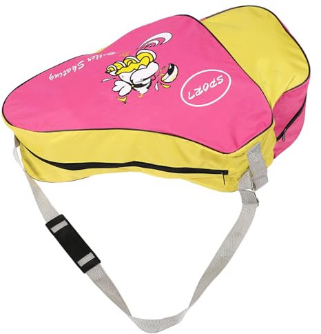 JUMPLAWN Rollschuh Rucksack mit Reißverschluss Tragbare Rollschuh Tasche für Damen Skates Organizer für Inline Skates Mehrschichtige Aufbewahrung für Schuhe und Zubehör