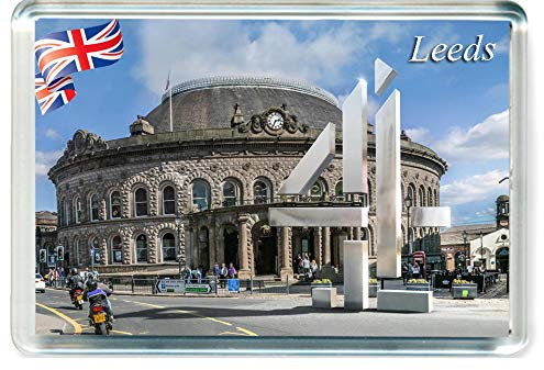 H388 Leeds Jumbo Fridge Magnet UK Travel Refrigerator Magnet