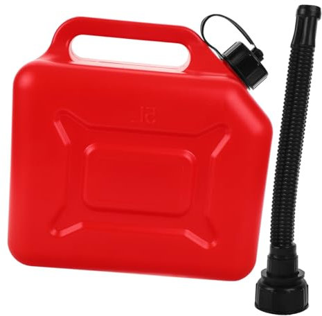 ABOOFAN Réservoir Essence De Bidon De Carburant Portable Pour Moto Et Quad Avec Tube Pour Situations Urgence