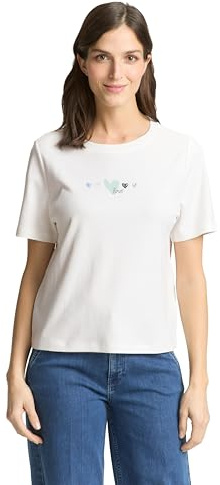 TOM TAILOR Damen T-Shirt mit Muster