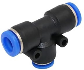 Raccordo pneumatico for tubo flessibile in PE da 1 pezzo, attacco rapido a 3 vie, raccordi pneumatici da 4/6/8/10/12/14/16 mm.(PE4)