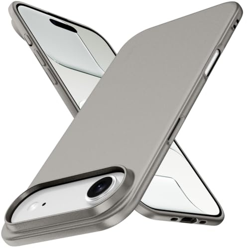X-level for iPhone Air Case, [Guardian Series] Ultra Thin Soft TPU Bumper Matte Lightweight Anti-Scratch Flexible Gel Protective Case Cover Compatible with iPhone Air, Grey