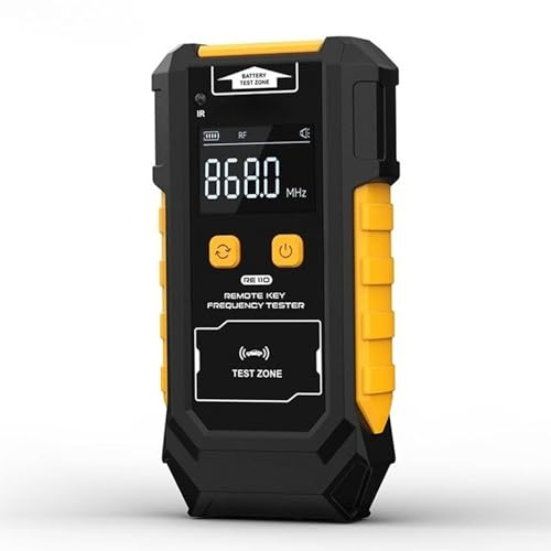 Sxhlseller Remote Key Tester for Car Frequencies 315MHz 433MHz 868MHz 902MHz, Diagnostic Device with Infrared Signal Detection, LCD Screen, and Type C Power Supply