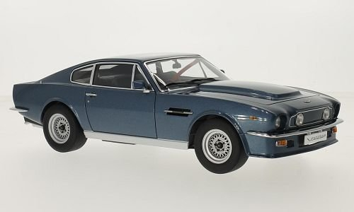 Aston Martin V8 Vantage, metallic-blau, RHD, 1985, Modellauto, Fertigmodell, AUTOart 1:18