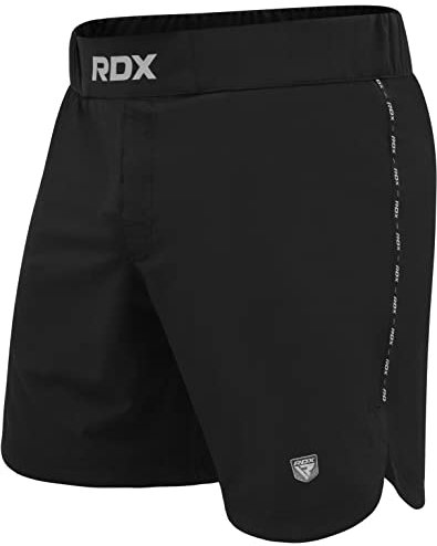 RDX MMA Pantaloncini per Allenamento e Kickboxing - Shorts per la Arti Marziali, Grappling, Boxe, Cage Fight - Grande Short per BJJ e Muay Thai, Fitness Palestra, Combattimento Sportivi