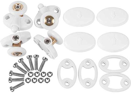 LEDA Ensemble roulettes ht/Basses pour Cabine et paroi de Douche - Jazz