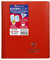 Clairefontaine 556804C Un Cahier à Spirale Koverbook Rouge - 17x22 cm - 160 Pages Lignées avec Marge - Papier Blanc 90 g - Couverture Polypro