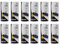 Korbond 12 Pack of Lint Roller Refills - 252 Pre-Cut Sticky Sheets - for ALL Fabric Types - Lint Rollers, Pet Hair Remover, Lint Roller Refills, Dog and Cat Hair Remover, Lint Removers for Clothes
