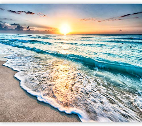 murando - Vlies Fototapete Strand und Meer 250x175 cm - Foto Tapete Schlafzimmer Wohnzimmer Moderne Vliestapete XXL Wandtapete Motivtapeten Bildtapete 3d Effekt Wand Dekoration - Natur c-B-0552-a-a