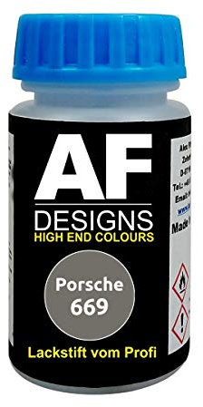 Alex Flittner Designs Lackstift für Porsche 669 Gemini Metallic schnelltrocknend Tupflack Autolack