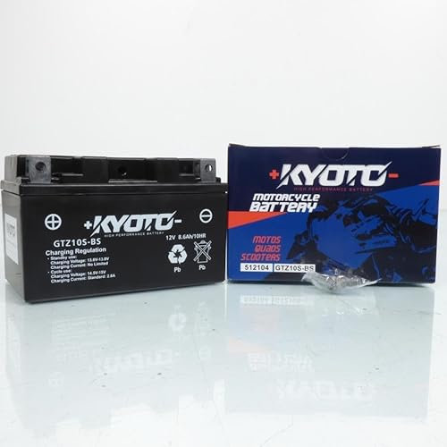 Batterie SLA Kyoto compatible avec Moto MV Agusta 800 F3 2013 à 2019 GTZ10S-BS SLA / 12V 8.6Ah
