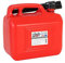 Acan Tradineur - Bidón Gasolina con Embudo 5 litros, Tanque, garrafa Combustible de plástico con cánula, Tubo Flexible 26 x 25 x 14 cm, Rojo, Modelo Aleatorio