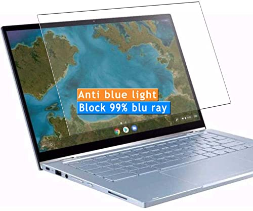 Vaxson 2 Stück Anti Blaulicht Schutzfolie kompatibel mit ASUS Chromebook Flip C433 / C433TA 14 Bluelight folie folien Displayschutzfolie ( nicht Panzer Schutz Glas folie nicht PanzerGlas ) Neue