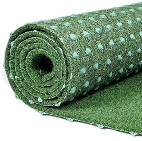 Carpeto Kunstrasen Balkon 400x500cm 6mm Salbeigrün Wetterfest Pflegeleicht | Kunstrasenteppich für Terrasse UV-Beständig Wasserabweisend Reinigungsmittelbeständig Robust Realistisch Verkauf pro Meter