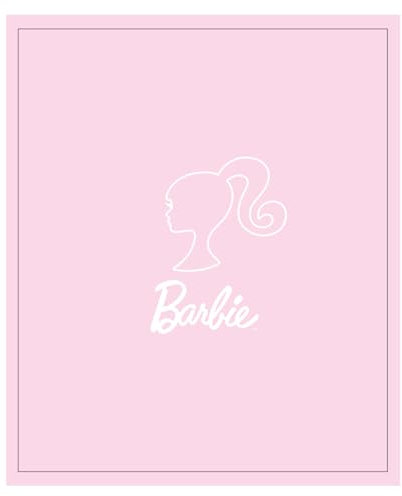 Franco Collectibles Barbie-Film-Bettwäsche, superweicher Plüsch, luxuriös, Kunstfell-Überwurf, 127 x 152,4 cm, offizielles Lizenzprodukt