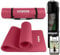 unycos - Gymnastikmatte - Yogamatte Rutschfest【183x60 cm】NBR 15 mm Dicke | Inkl. Tragegurt und E-Book mit Übunge, Sportmatte Ungiftig für Fitness, Pilates & Gym, Home Sport (Rot)