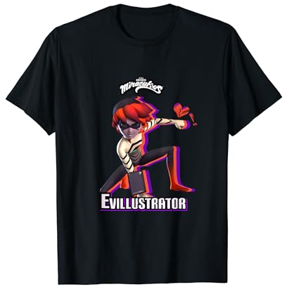 Miraculous Ladybug Villains Collection Evillustrator 2 T-Shirt