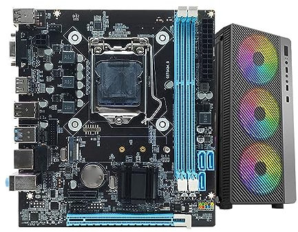 H81 Gaming Motherboard, LGA 1150 Dual Channel DDR3 M.2 NVME NGFF M ATX Motherboard for Inter, Support VGA HDMI Output, for DIY Computer