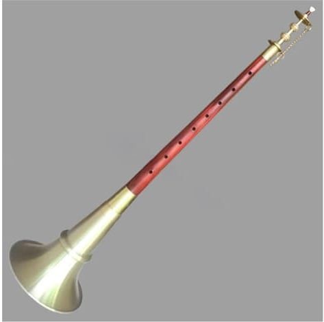 Bass Neun-Loch-Suona Afrikanisches Lobuläres Palisander-Suona-Set Chinesisches Traditionelles Volksholzblasinstrument Suona Anfänger
