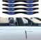 Car Door Edge Protector - 4 PCS Blue Strips for Front and Rear Door Bumpers - Protection for Car Edges