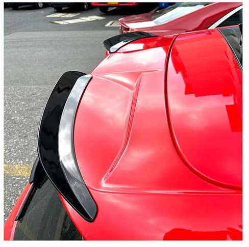 Auto Spoilerlippe Für Ford Für Focus MK4 4. Für ST-Line Fließheck 2018-2023 Heckdach Sportspoilerflügel Heckspoiler Heckflügel Auto Heckspoiler Heckflügel(Gloss Black)