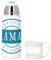 Bouteille thermo en Inox avec Tasse Intégrée - Certifiée Maman de l'Année Mère - 350ml - Bouteille Isotherme
