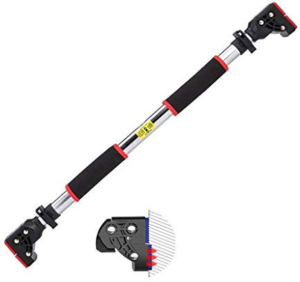 Barre Horizontale pour Cadre de Porte, Barre de Traction Portable pour Menton, Barre de Traction Multifonction pour la Maison, Charge 250 kg, 4 Tailles, 75-170 (75-95cm)