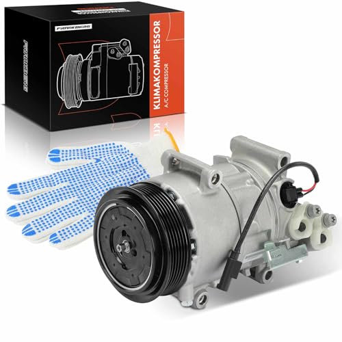 Frankberg Compresseur de Climatisation avec attelage Essence Compatible avec Classe A W169 A150 A160 A170 A180 Classe B W245 B150 B160 B170 B180 Remplacer# 0022306811, y compris huile prép