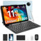DOOGEE Tab A9+ Android 15 Tablet 11 Zoll, T7200 Octa Core 8580mAh, 20GB RAM+64GB ROM(TF 2TB), 90Hz, 13MP + 5MP Gaming Tablets mit Tastatur, Stift, Maus, Hülle, WiFi 5/WidevineL1/Face ID/OTG