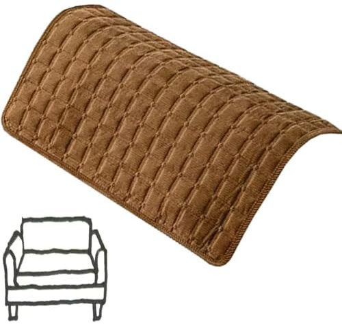 ILiemao Sesselauflage Relax mit Armlehnen，Sessel Überwurf Sesselschoner Sesselauflage Sesselbezug rutschfest 50x50/50x150cm Waschbar(Kaffee,60X60cm)