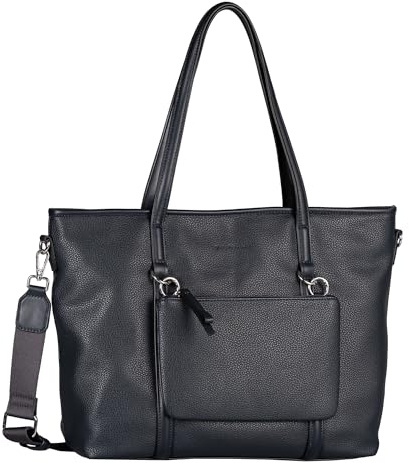 TOM TAILOR Jamila Women's Shopper Shoulder Bag Zip Large, blue, L, Casual