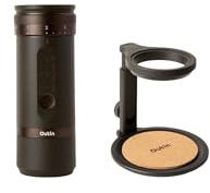 OutIn Fino tragbare elektrische Kaffeemühle und abnehmbarer Ständer im Set