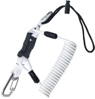 Opdestn Dragonne De Plongée | Avec Boucle Métallique à Libération Rapide et Corde Sous-Marine - Dragonne À Ressort En Pour Caméra | pour l'Escalade, le Camping et les Activités de