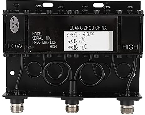 FILFEEL 10-W-UHF-Duplexer mit 6 Hohlräumen für Zuverlässigen Repeater mit N-Anschluss für Verbesserte Qualität