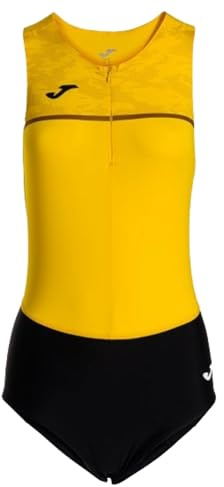 Joma Damen-Lauftrikot, Größen S-XL, atmungsaktiver Sport-Overall mit Frontreißverschluss, Record III